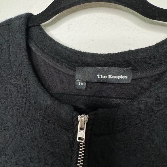 The Kooples Black Zip Front Mini Dress - Picture 12 of 13